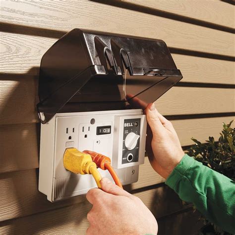 adding 30 amp outlet on outside electrical panel box|adding outdoor outlet to existing box.